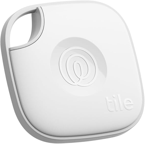 Tile by Life360 Mate (2024) Bluetooth Tracker, Keys Finder and Item Locator for Keys, Bags and More. Phone Finder. Both iOS and Android Compatible. 4-Pack (Black)